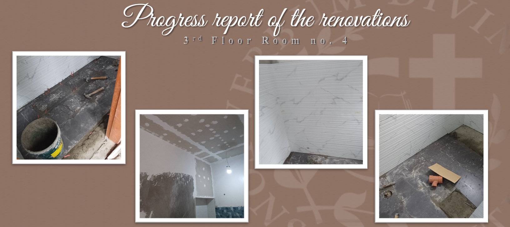 Progress report on the Renovations (3rd Floor Room no. 4)